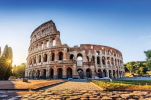 The Colosseum on a sunny day